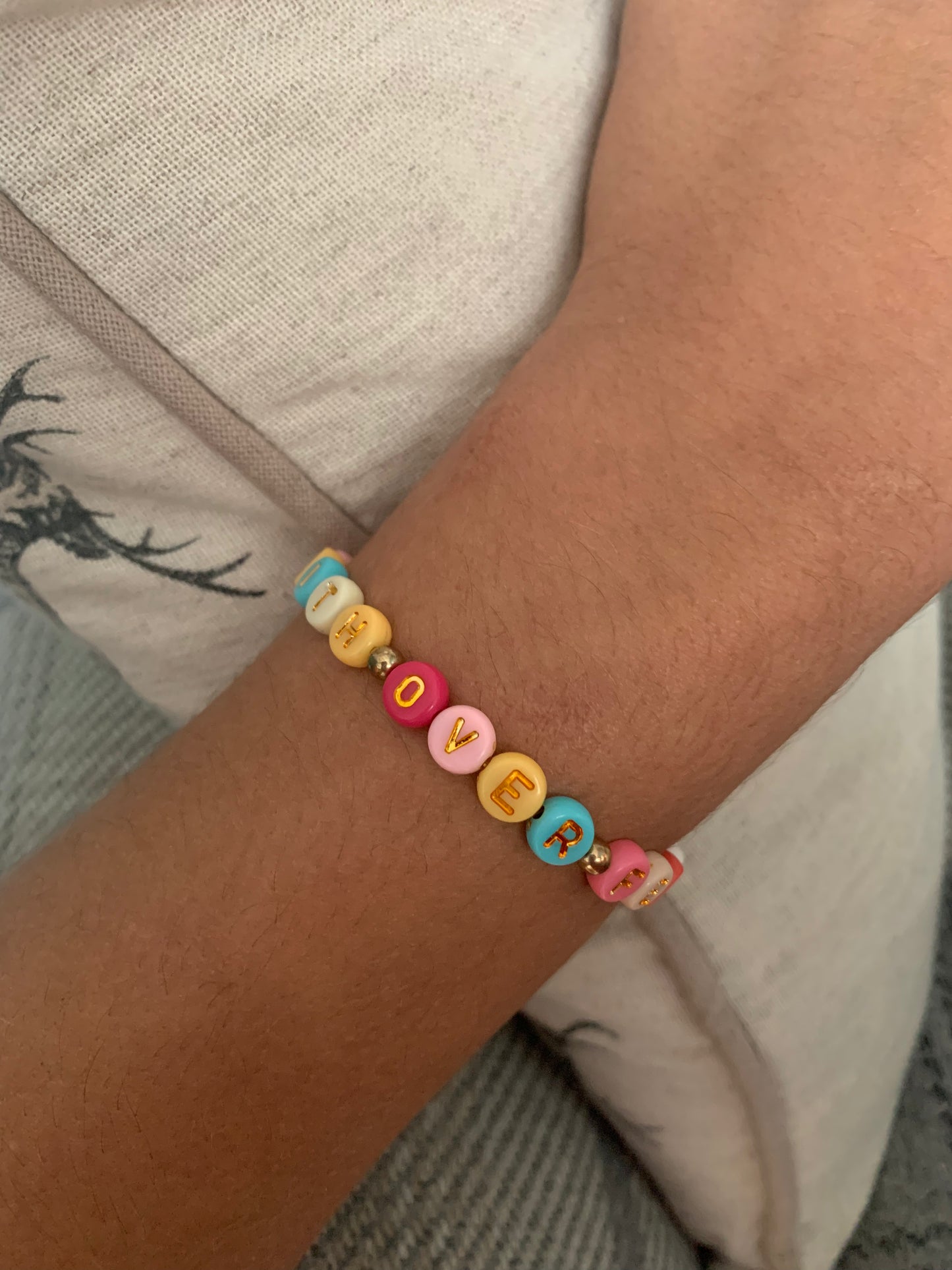 Faith over fear bracelet