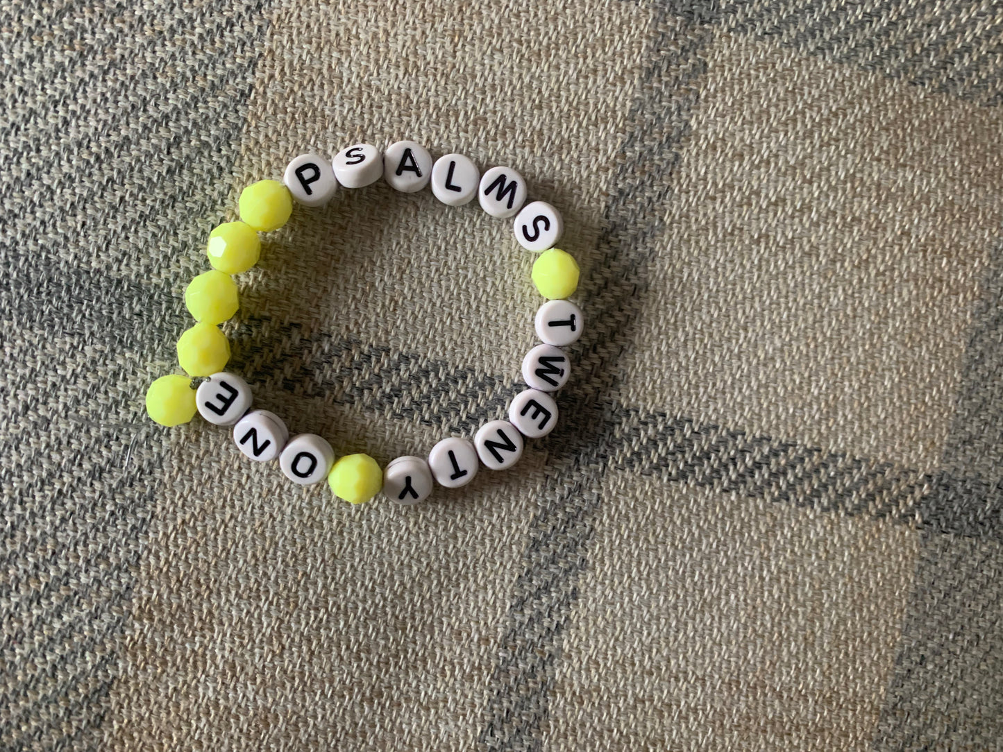 Psalms twenty one ankle bracelet