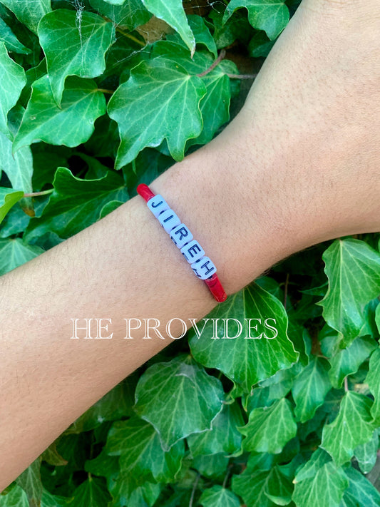 Jireh black elastic bracelet