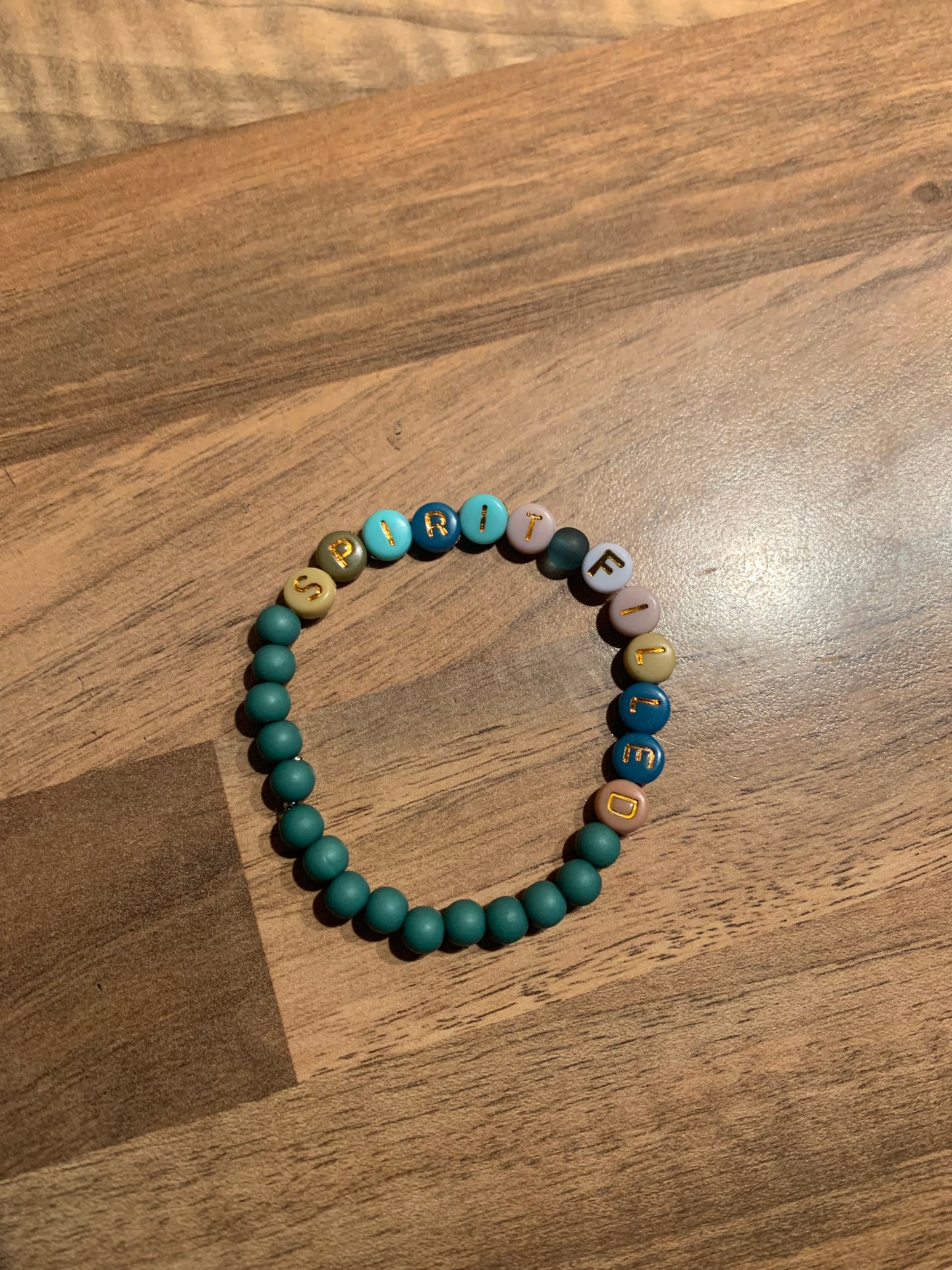 Spirit filled beaded bracelet
