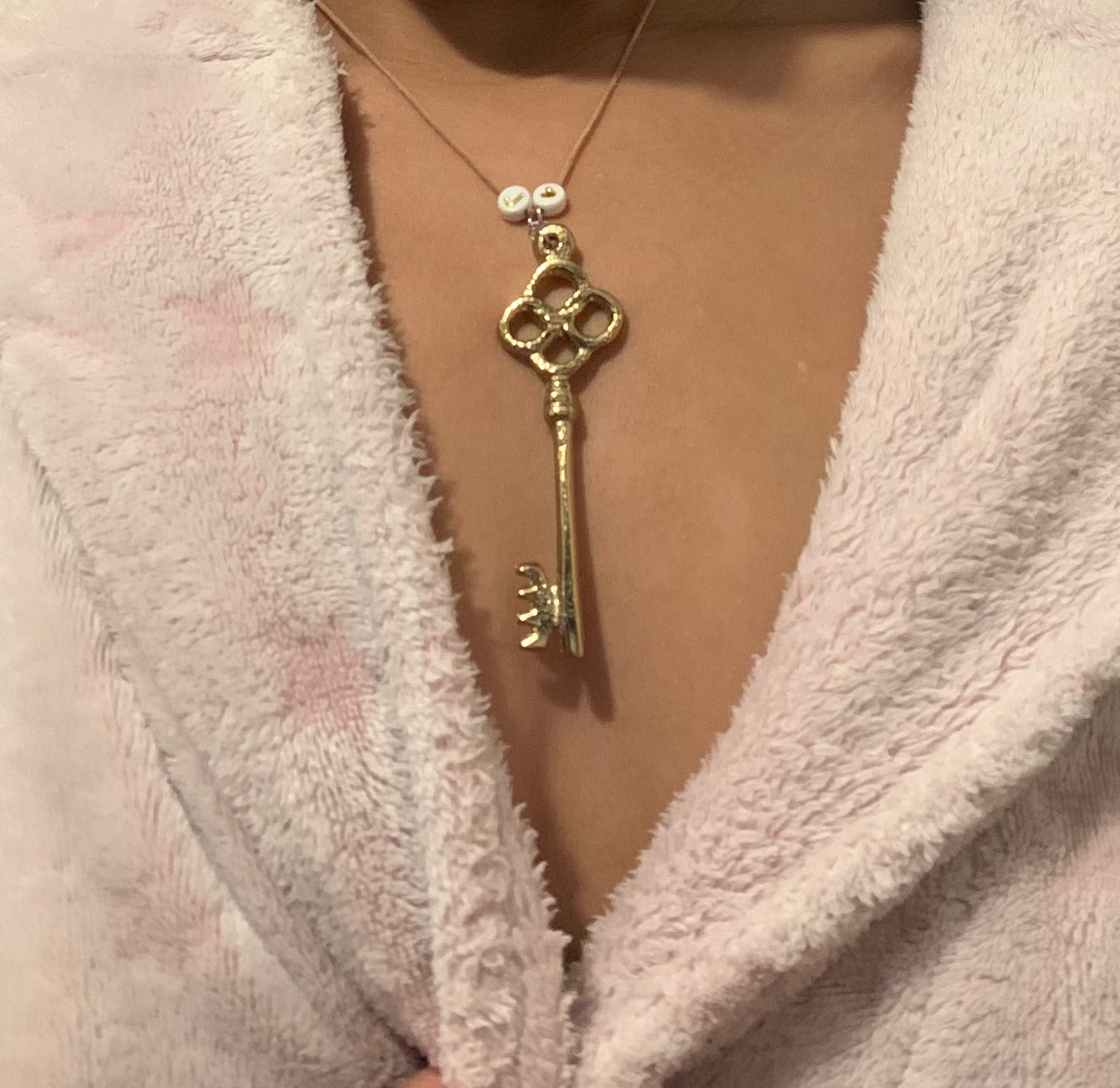 Jesus key cord necklace