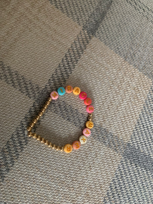 Miracle maker bracelet