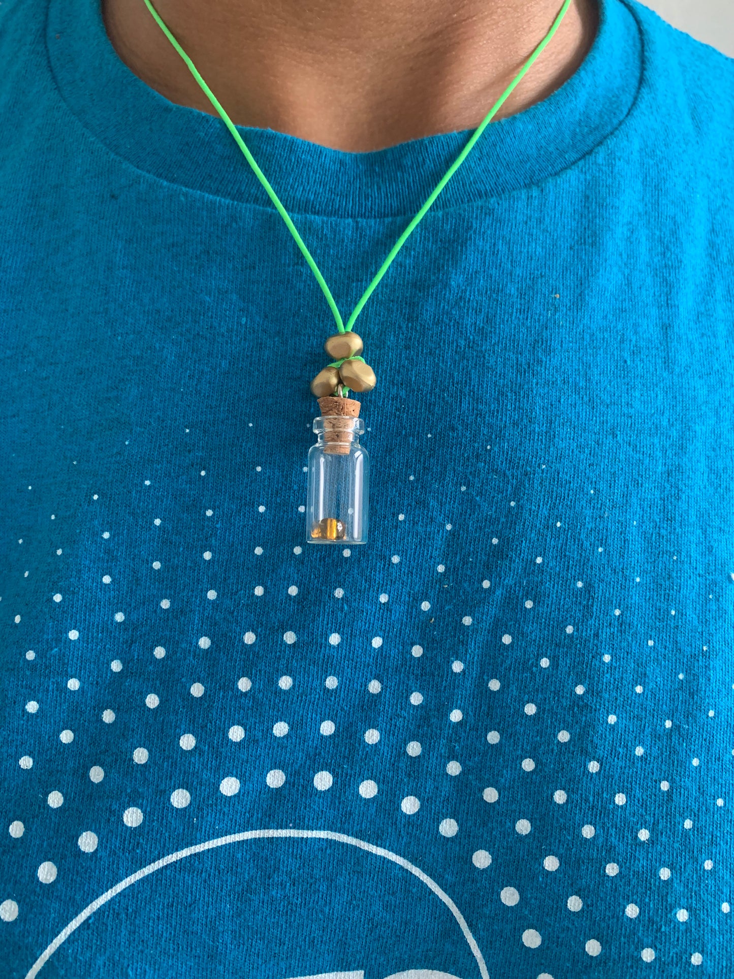 Faith as a mustard seed elastic necklace