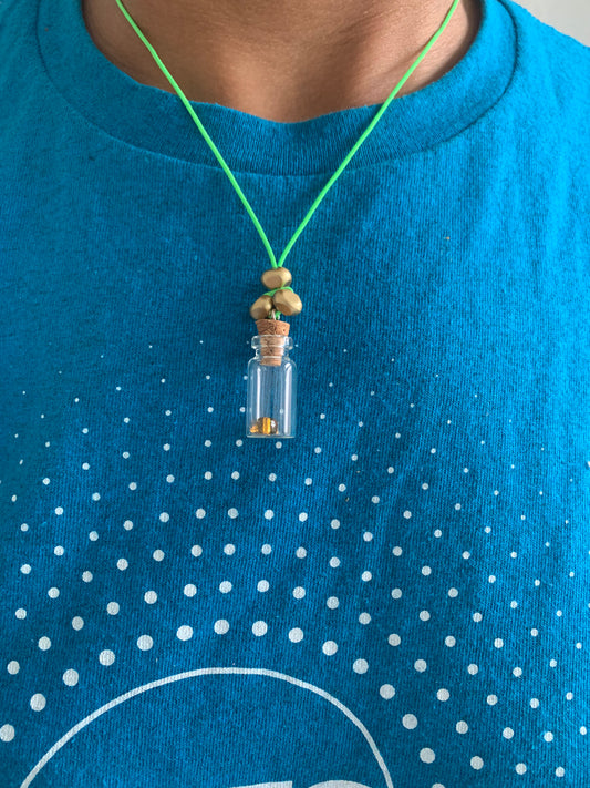 Faith as a mustard seed elastic necklace