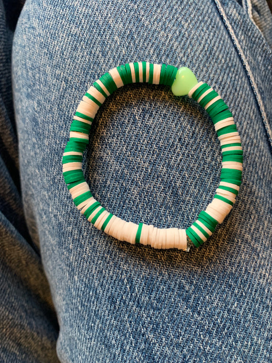 Nigeria beaded elastic bracelet
