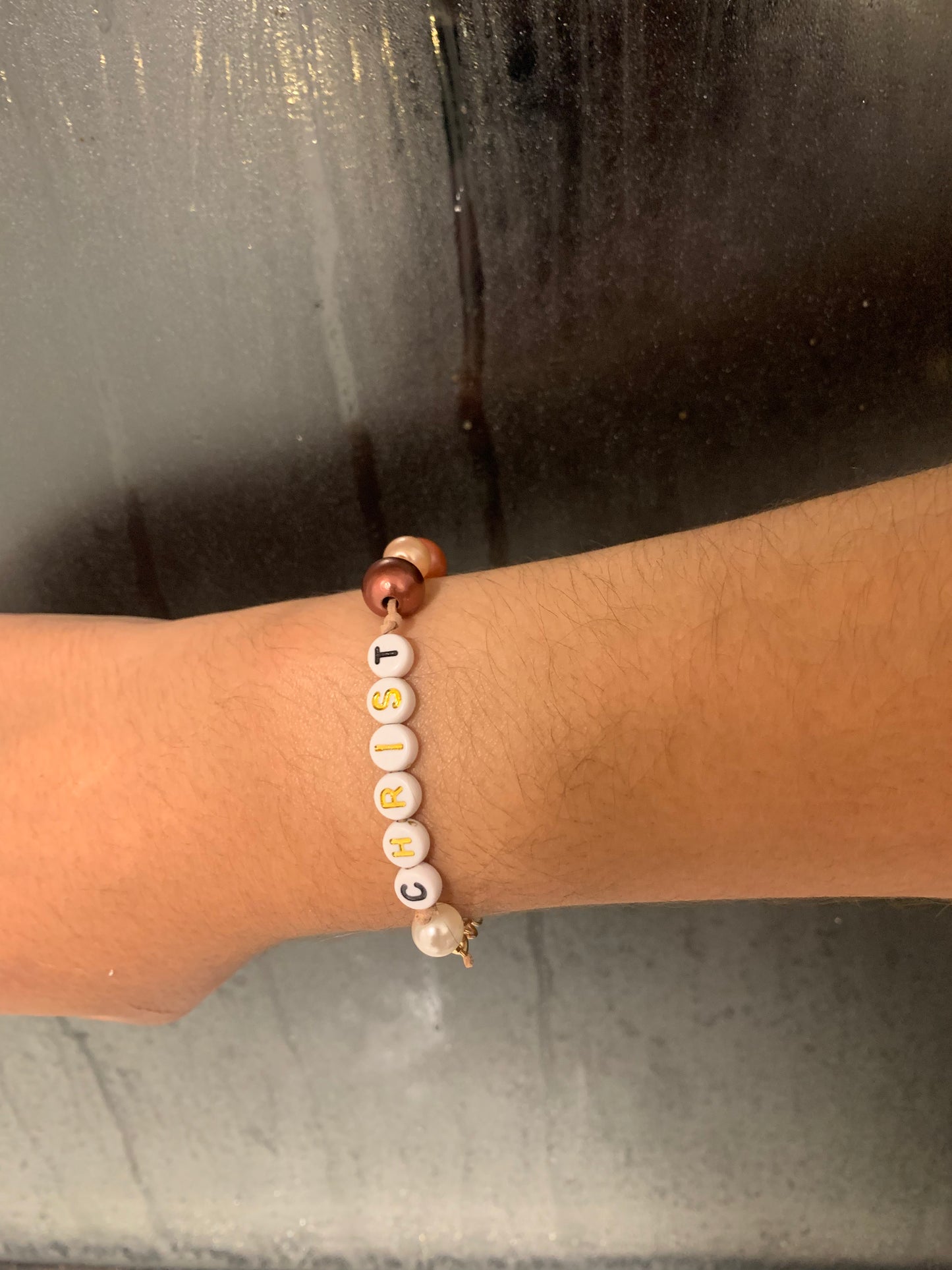 Christ cord bracelet